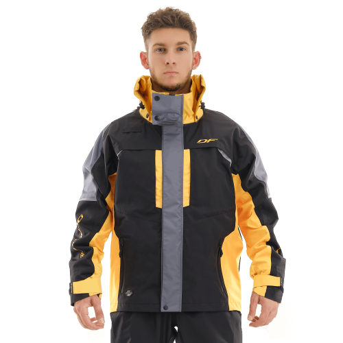 Dragonfly Куртка мембранная Quad Pro Black-yellow в Ростове-на-Дону
