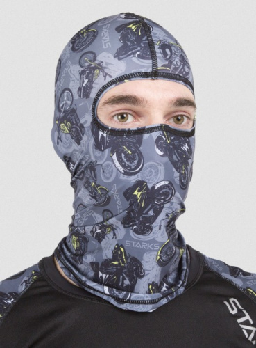 Starks Подшлемник Light Print Moto Серый принт в Ростове-на-Дону