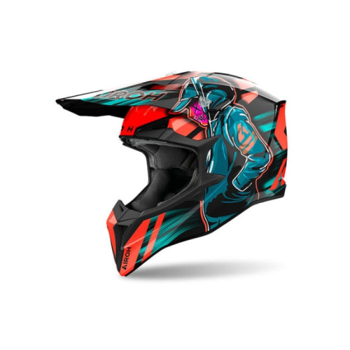 Airoh Шлем Wraaap Cyber Orange Glossy в Ростове-на-Дону