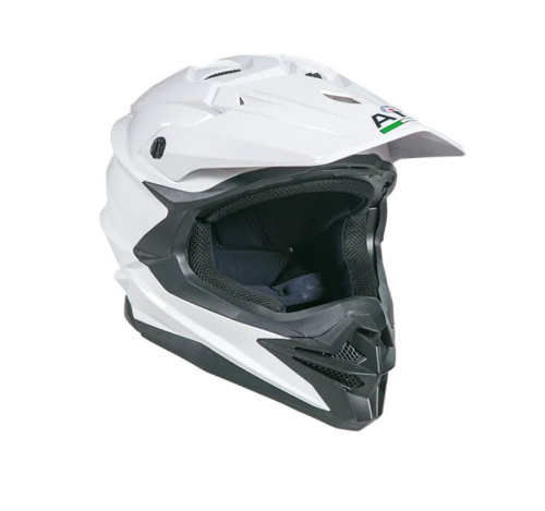 AiM Шлем кроссовый JK803 White Glossy в Ростове-на-Дону