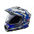AIM Шлем кросс/эндуро JK802S Blue/Grey/Black в Ростове-на-Дону