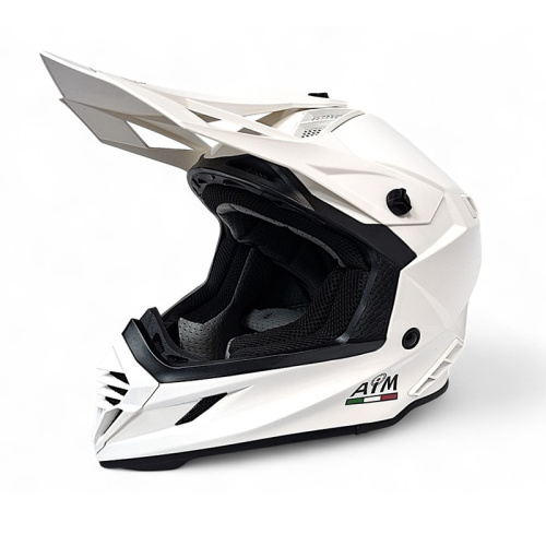 AiM Шлем RH855 White Glossy в Ростове-на-Дону
