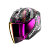Shark Шлем Skwal I3 Jet Hellcat Mat Black/Chrome/Violet в Ростове-на-Дону