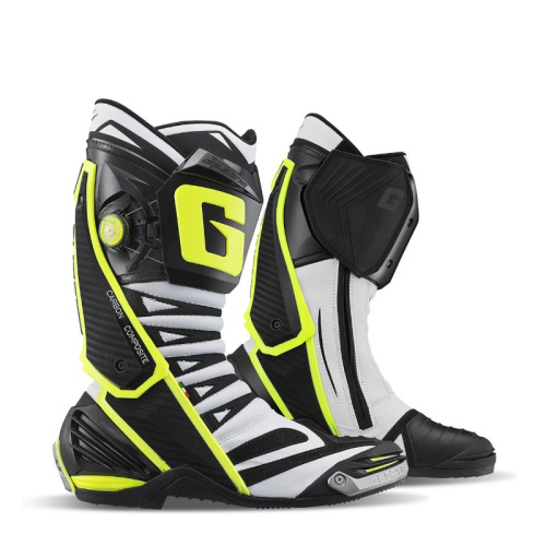 Gaerne Мотоботы GP1 Evo White/Black/Yellow в Ростове-на-Дону