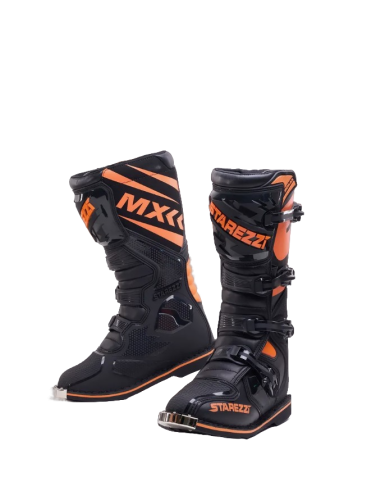 Starezzi Мотоботы Roma Black/Orange в Ростове-на-Дону