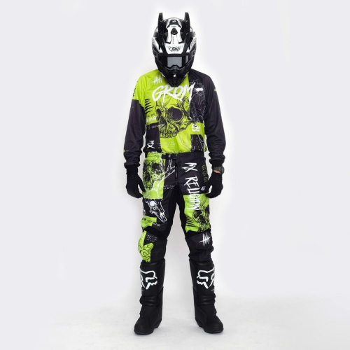 Grom Джерси MX Religion lime в Ростове-на-Дону