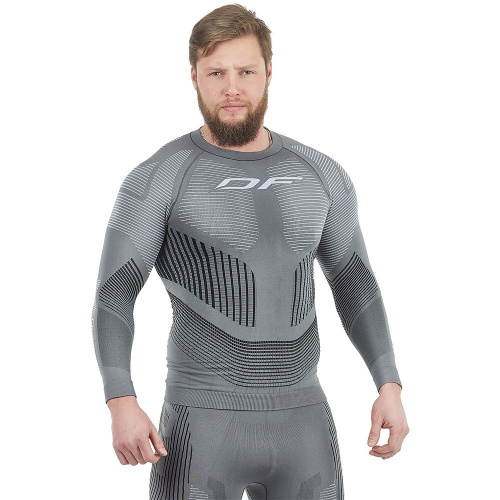 Dragonfly Термофутболка 3DThermo Grey с длинным рукавом в Ростове-на-Дону