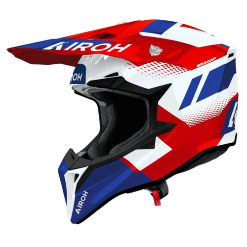 Airoh Шлем Wraaap Vision Red-Blue Gloss в Ростове-на-Дону
