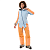 Dragonfly Комбинезон Gravity 2.0 Woman Light Blue - Mock Orange 2025 в Ростове-на-Дону