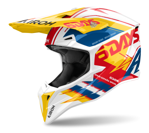 Airoh Мотошлем Wraaap Sixdays Spain 2024 Glossy в Ростове-на-Дону