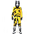 Grom Штаны кроссовые Sadman Yellow в Ростове-на-Дону