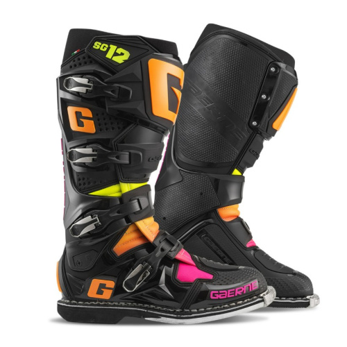 Gaerne Мотоботы SG-12 Black/Orange/Pink в Ростове-на-Дону