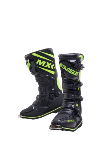 Starezzi Мотоботы Roma Black Fluo Yellow в Ростове-на-Дону